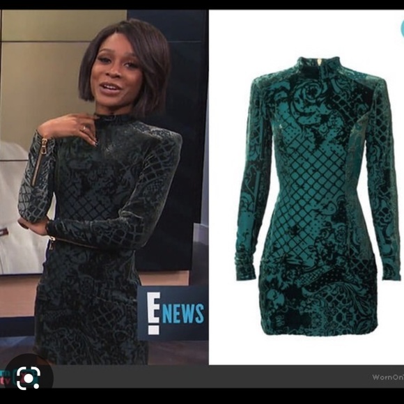 Balmain x H&M velvet dress - Picture 6 of 6